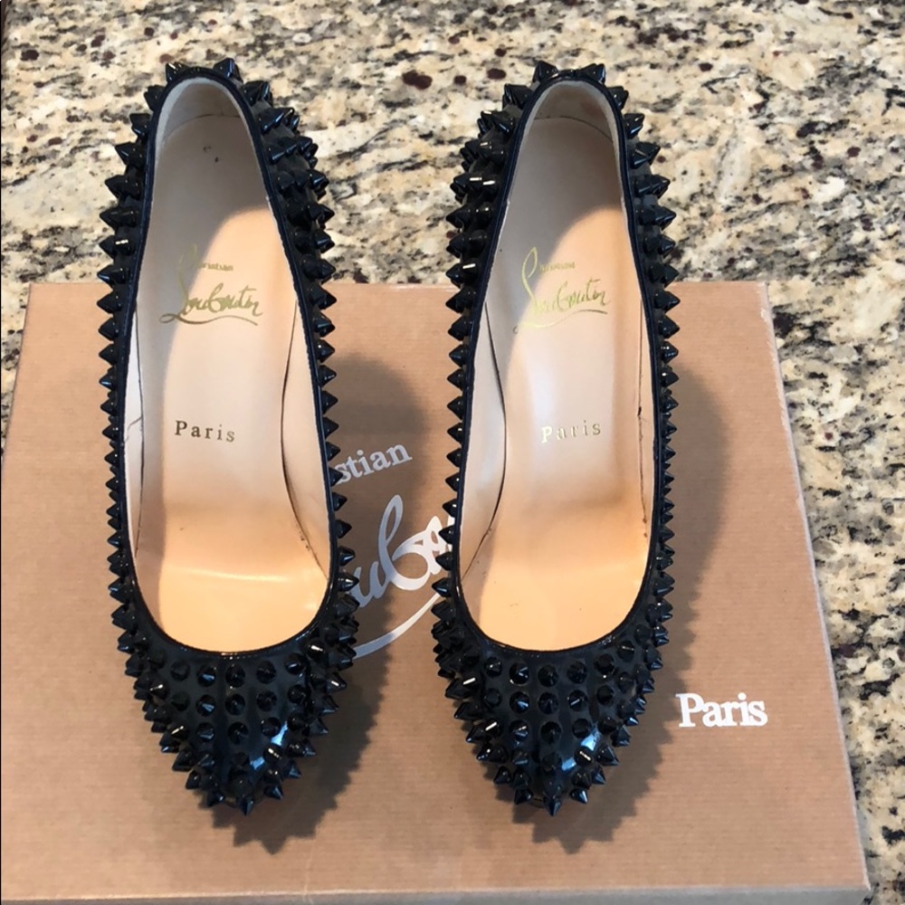 Christian Louboutin Alti Spiked patent pump